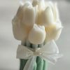 Handmade Tulip Soy Wax Candles | Floral Bouquet Gift